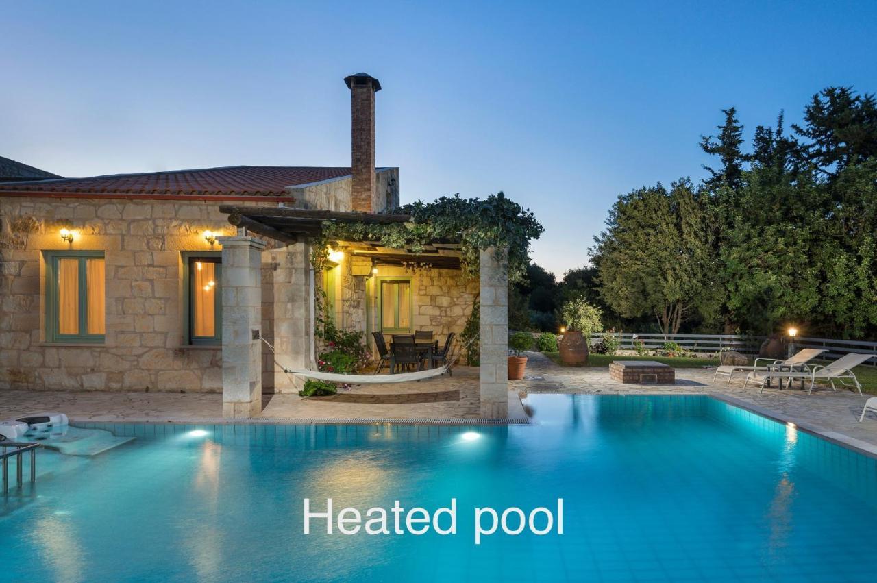 Boutique Villa Petra Amanda Heated Pool Optional Fílippos Esterno foto